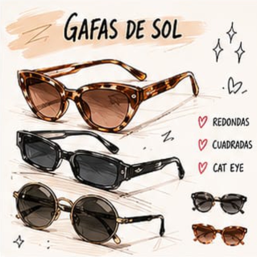 ¿Complementos o Accesorios? strenashop categorías gafas de sol