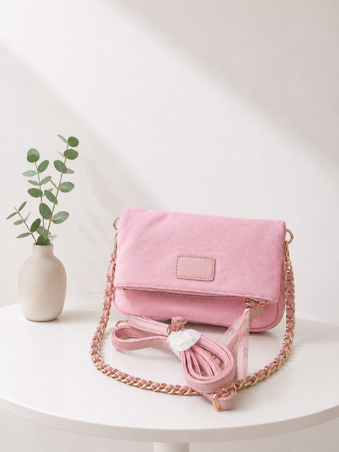bolso rosa correa bolso rosa correa