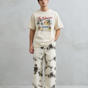 camiseta oversize beige (2)