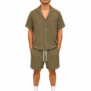 conjunto lino verde