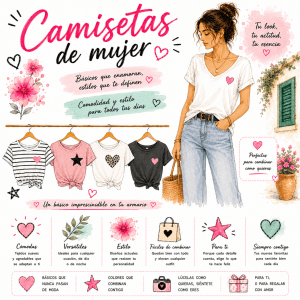 Camisetas mujer