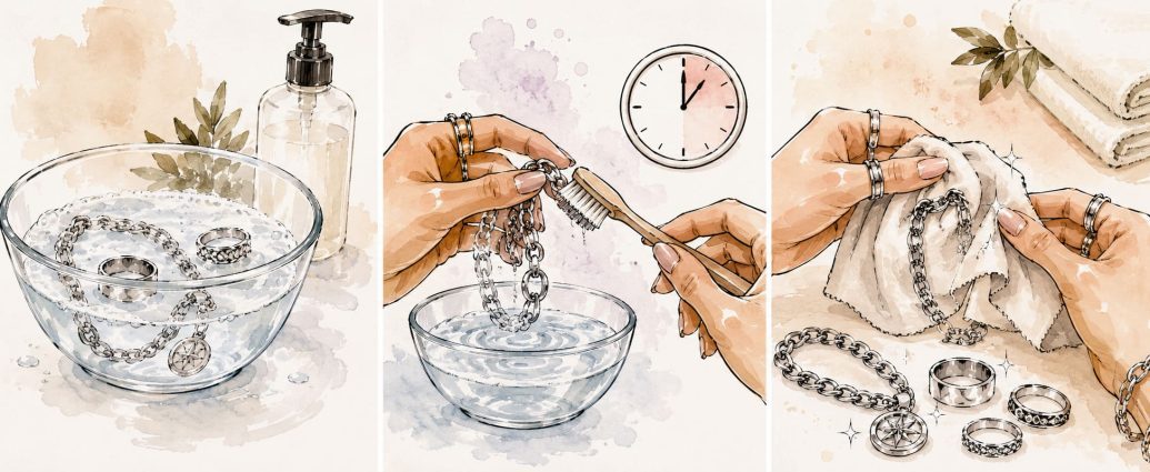 Limpieza y cuidado de joyas de acero inoxidable. limpieza y cuidado de joyas de acero inoxidable optimizada
