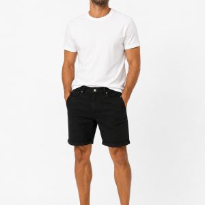 pantalon corto negro hombre