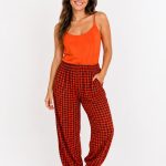 PANTALÓN JOGGER DE CUADROS VICHY CON BOLSILLOS pantalon cuadro vichy (1)