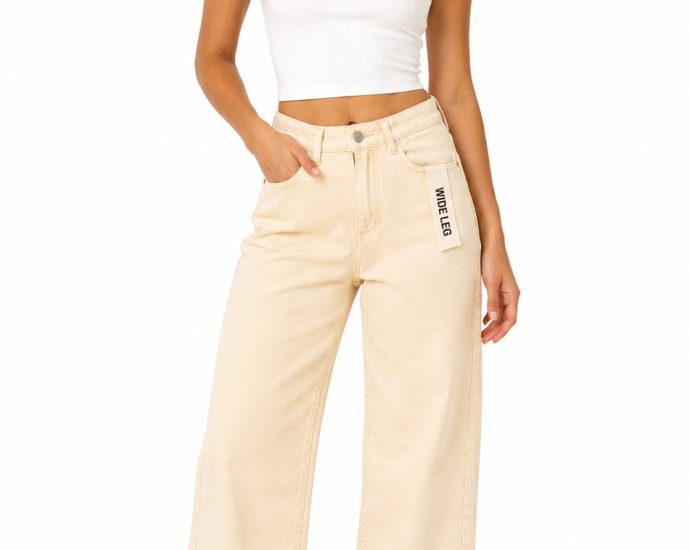 pantalon mujer beige