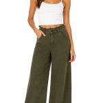 pantalon verde mujer