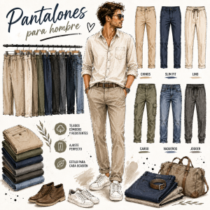 Pantalones de hombre