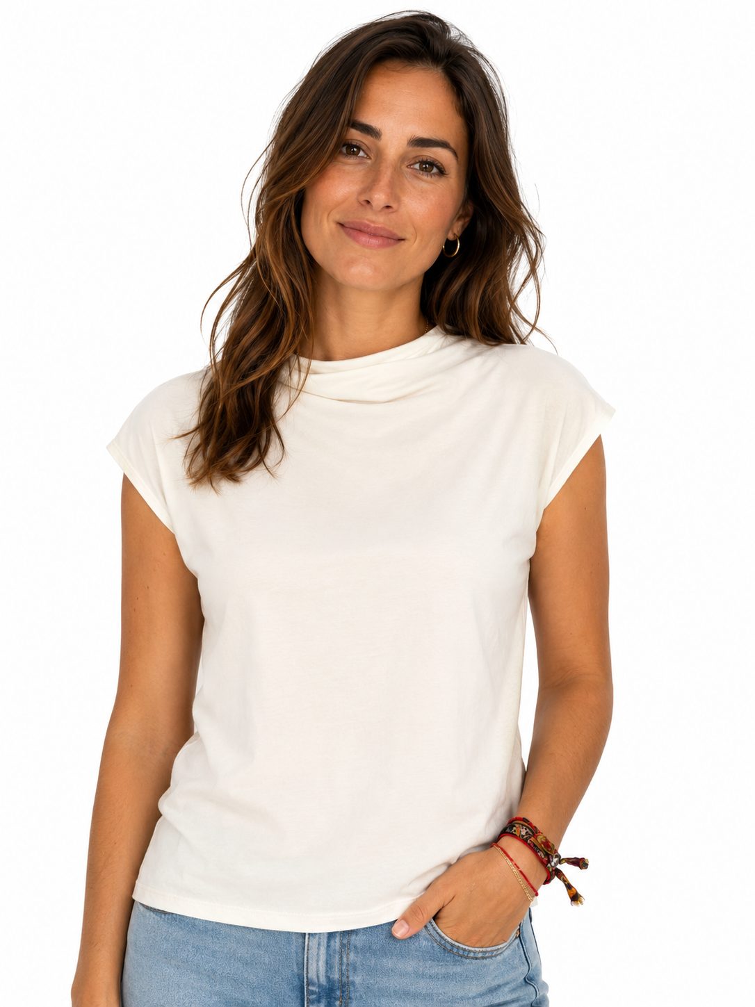camiseta mujer cuello camiseta mujer cuello