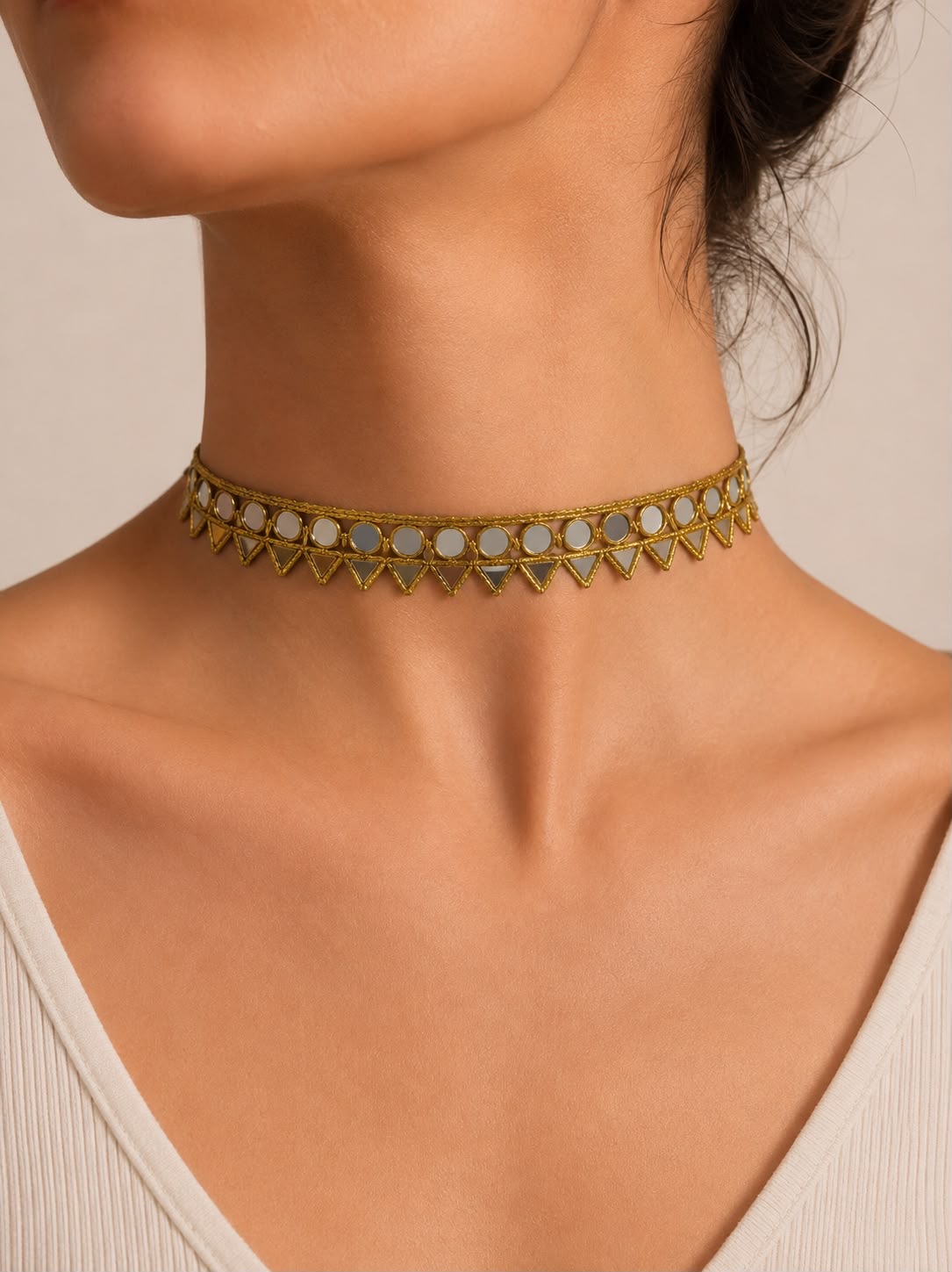 choker cristal en ruby choker cristal en ruby