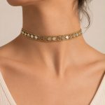 choker fino cristal