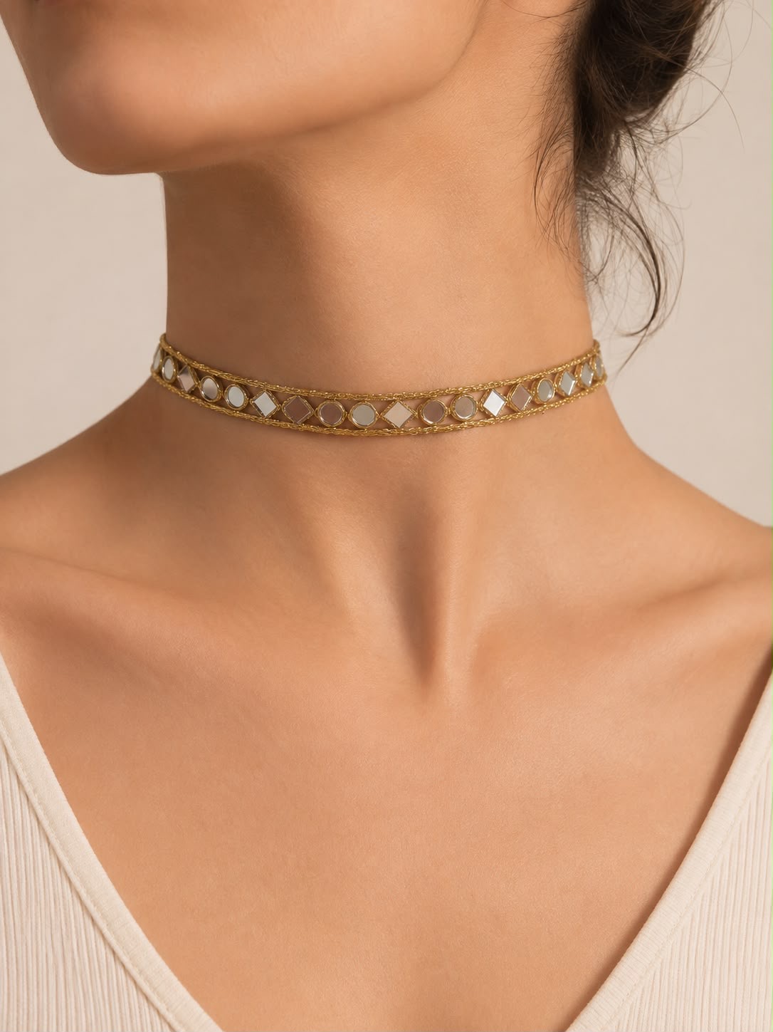choker fino cristal choker fino cristal
