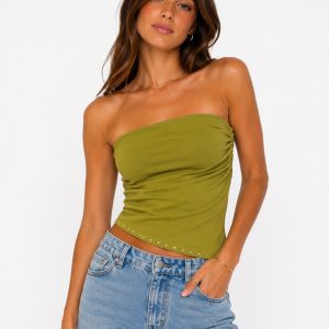 top verde claro mujer